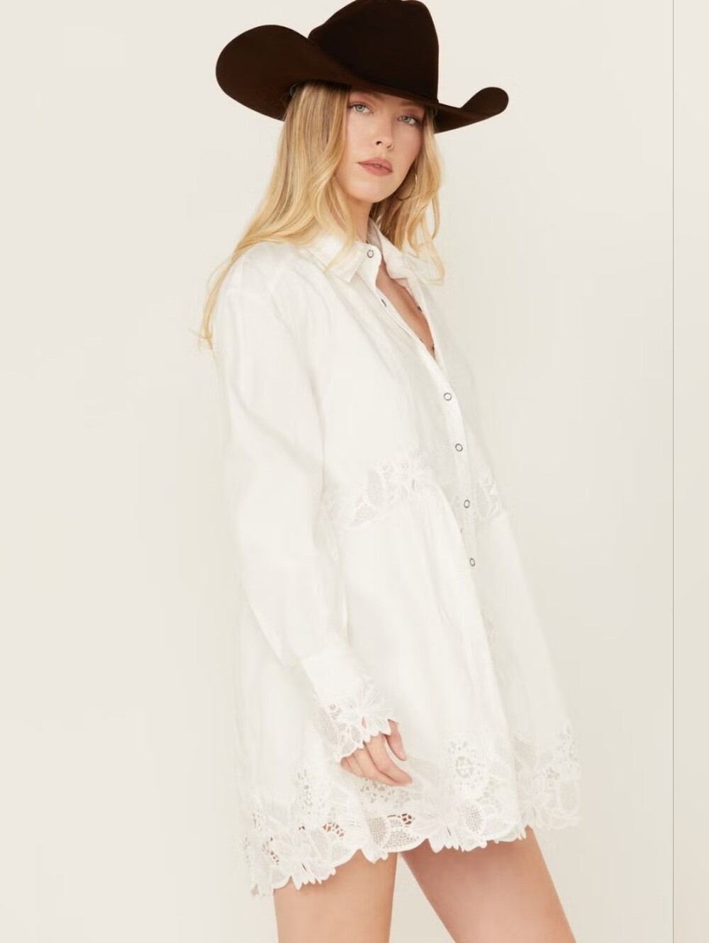 Free People Constance Long Sleeve Mini Dress